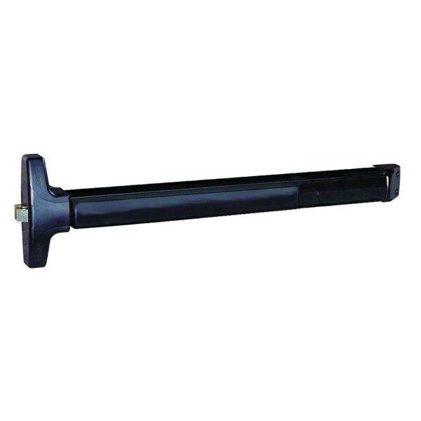 3' Rim Exit Device with 01 Cover Plate Trim and Hex Dogging
